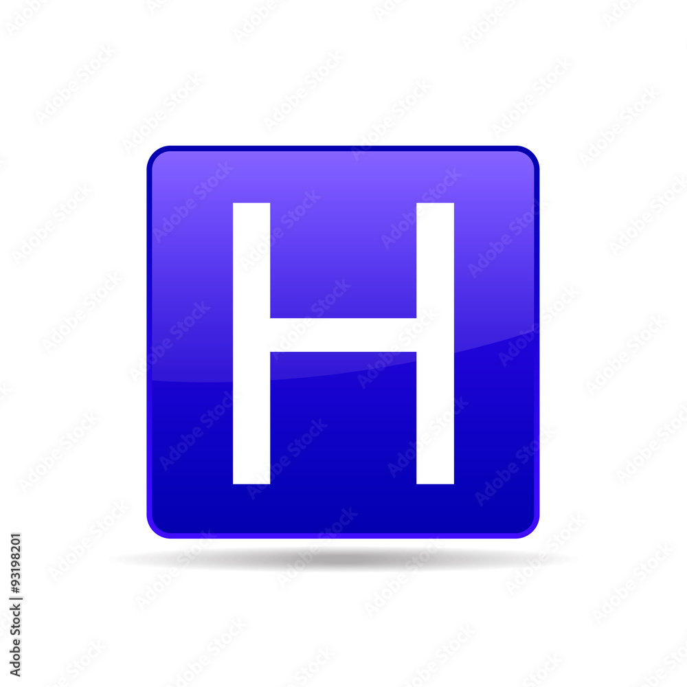 Fototapeta premium vector icon of letter