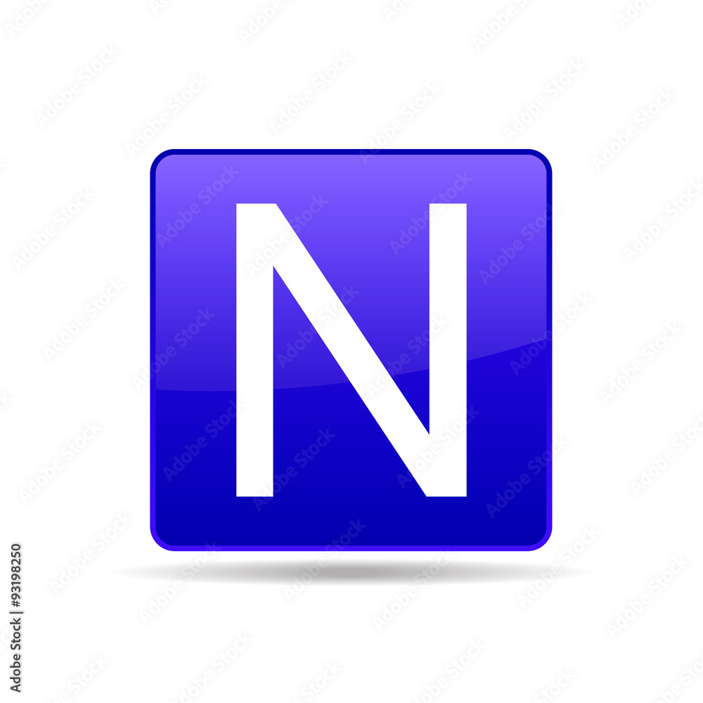 vector icon of letter
