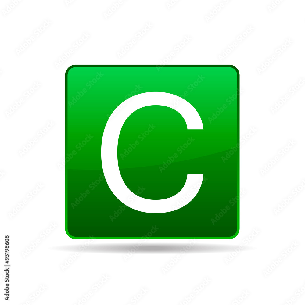 The Letter C\, image size:1000x1000