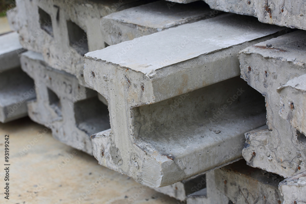 close up of one of power pole with a pole Protrude out.