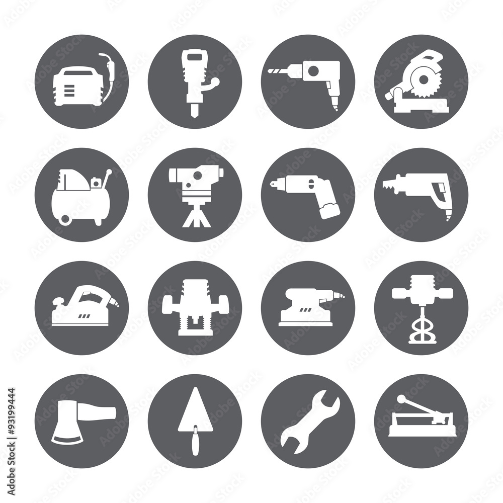 Construction tools. Repair icons. Vector set. Construction tools. Repair icons. Vector set.