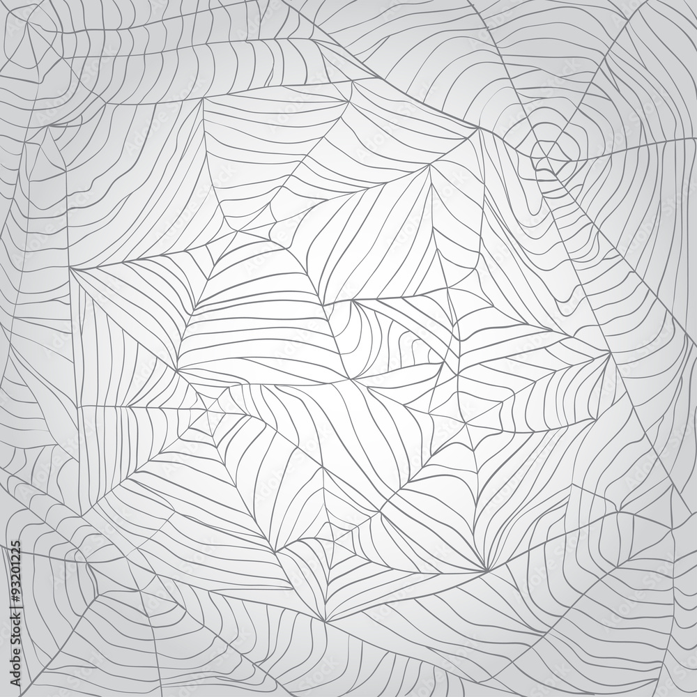 Grey spider's web background
