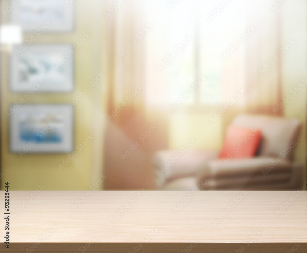 Table Top And Blur Interior Background Table Top And Blur Interior Background