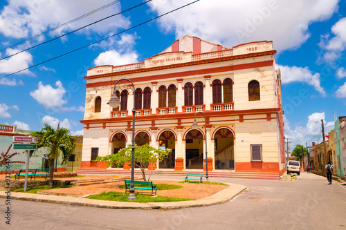 Vászonkép Camaguey, Cuba - old town listed on UNESCO World Heritage