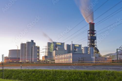 Germany, Hamburg, coal power station photo
