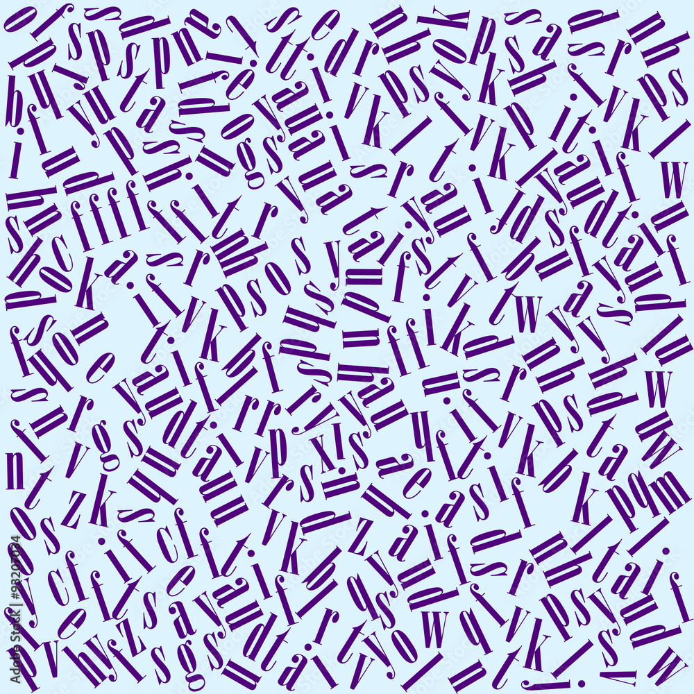The background of latin letters The background of latin letters