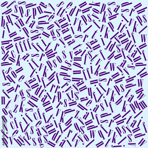 The background of latin letters