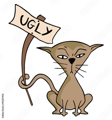 ugly message