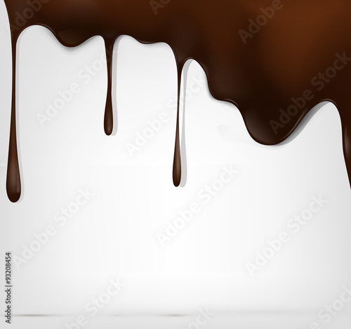 Falling chocolate illustration