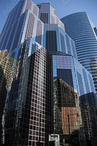 Chicago  gratte-ciels du quartier des affaires  USA