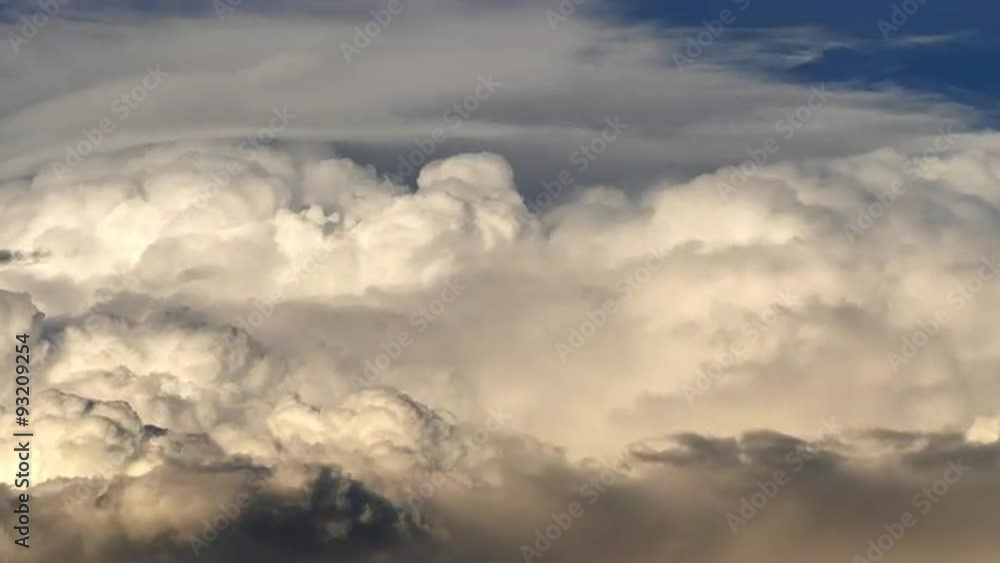 Cumulonimbus clouds churning and bubbling. 4K UHD time-lapse. Cumulonimbus clouds churning and bubbling. 4K UHD time-lapse.