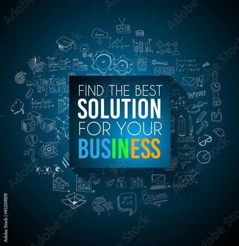 Conceptual background: find the best solution for your business.