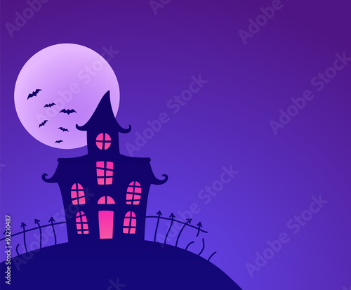 Halloween haunted house
