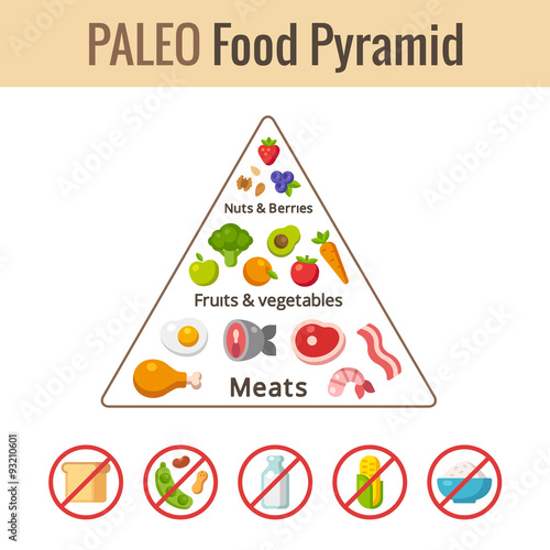 Paleo food pyramid