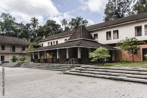Shri Mangeshi temple (1890) in Priol, Ponda taluk, Goa, India.