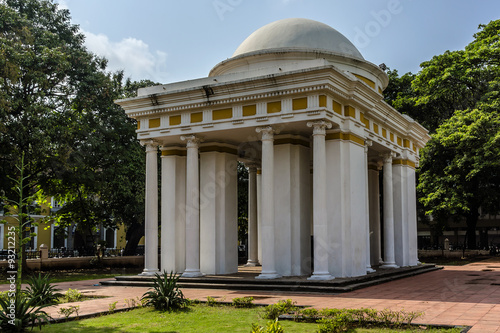 Brass memorial to great Goan freedom fighter (1891). Panjim Goa.