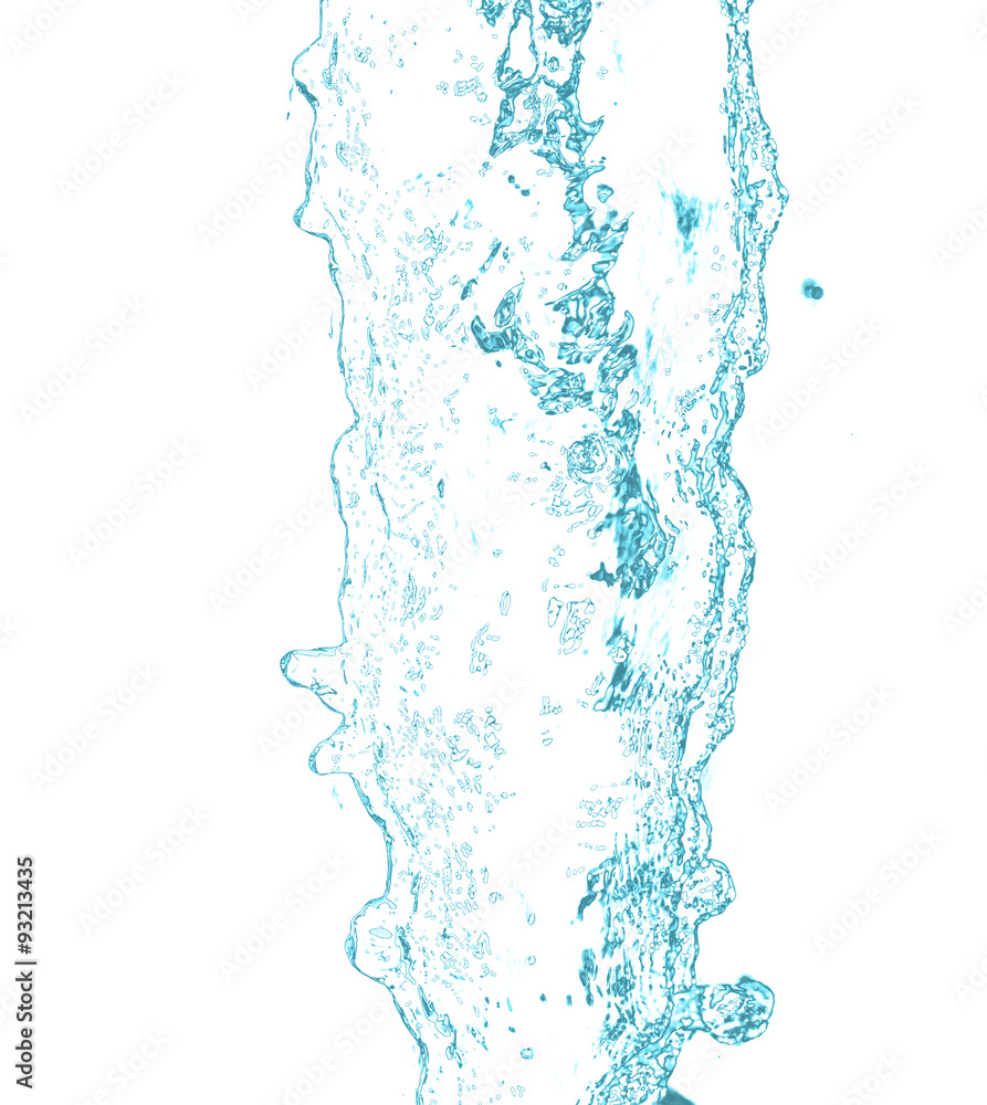 Fototapeta premium splashing water on white background