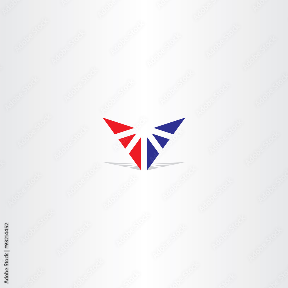 red blue letter v triangle logo red blue letter v triangle logo