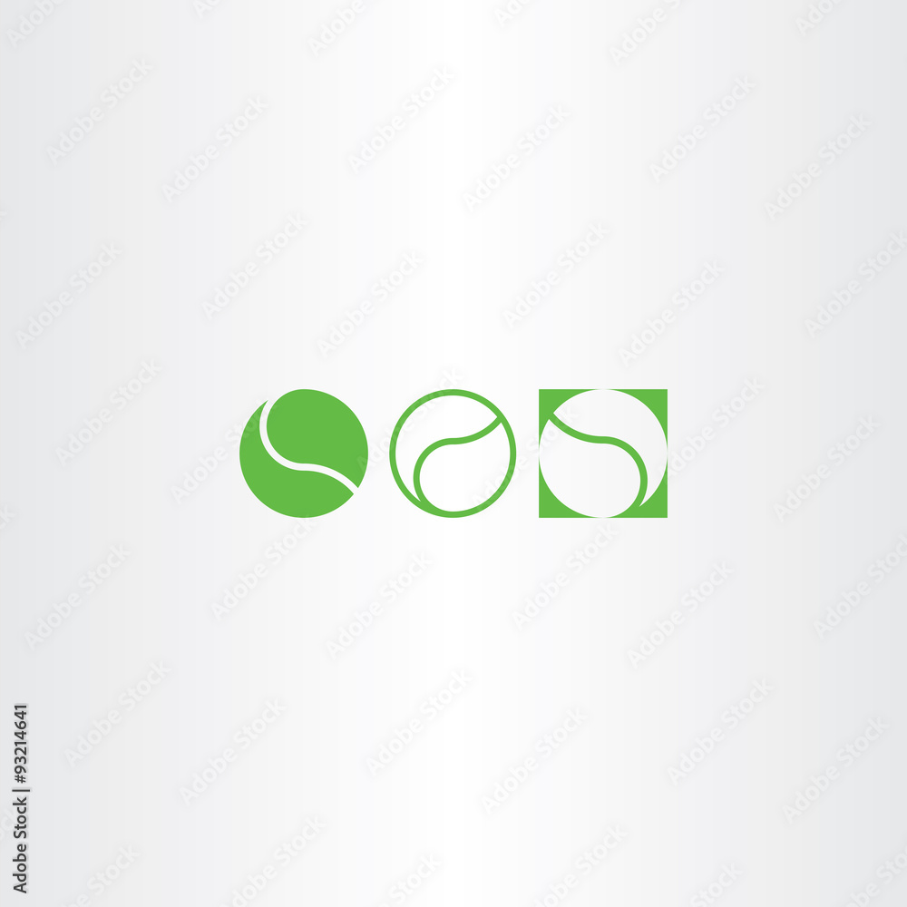 tennis ball set icon vector tennis ball set icon vector