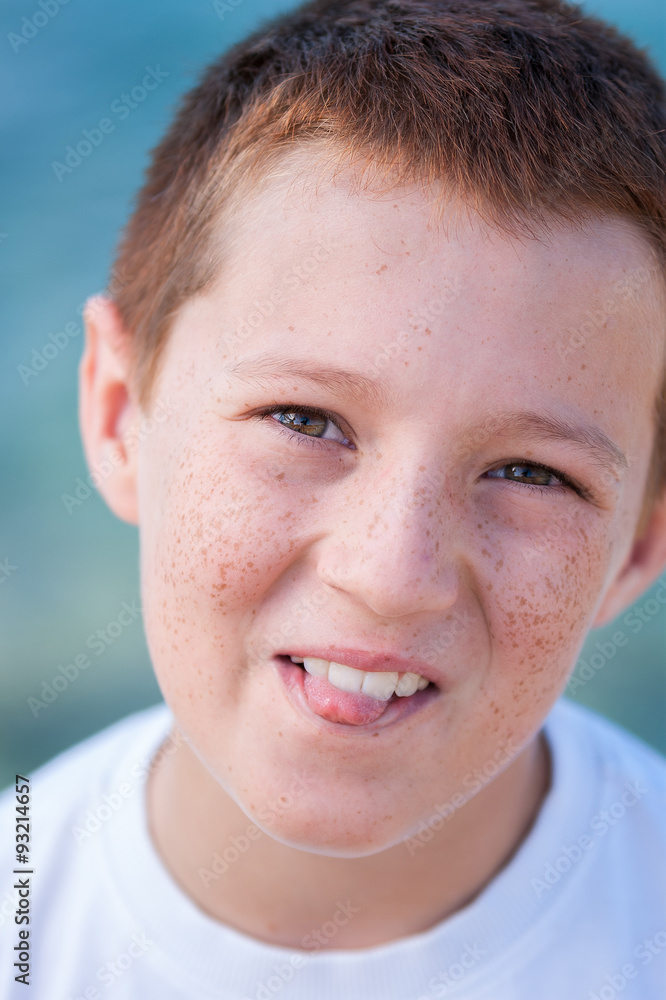 Obraz premium red boy