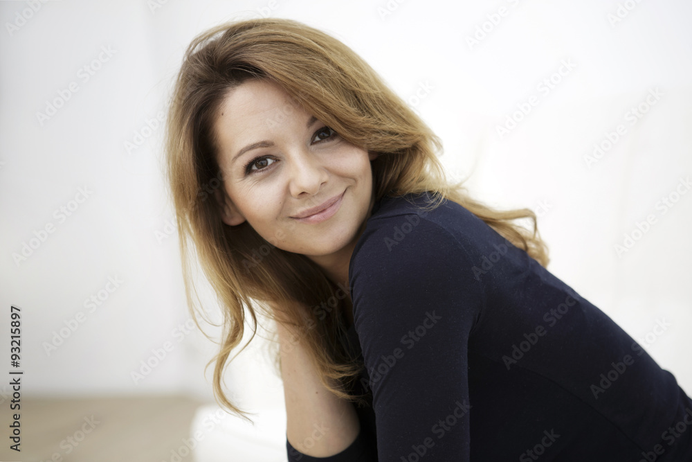 Portrait of smiling woman Portrait of smiling woman