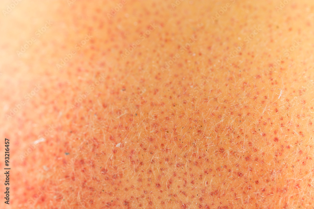 the skin of the peach as a background. close the skin of the peach as a background. close
