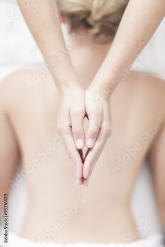 Wallpaper Mural Folded hands of masseuse Torontodigital.ca