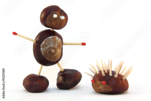 Kastanienfiguren