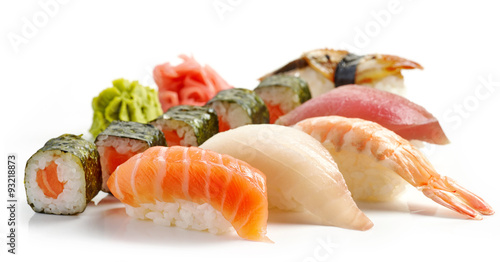 various sushi
