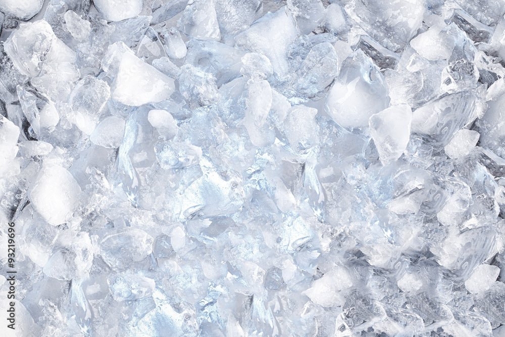 background with ice cubes, top view background with ice cubes, top view
