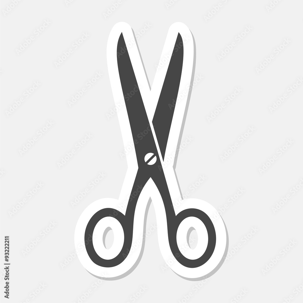 Scissors stickers Scissors stickers