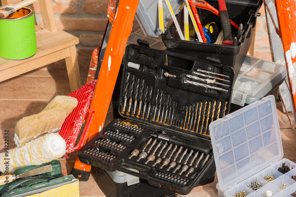Fototapeta premium mix bricolage