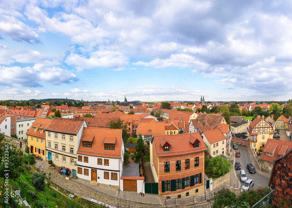 Fototapeta premium Alte deutsche Häuser in Quedlinburg