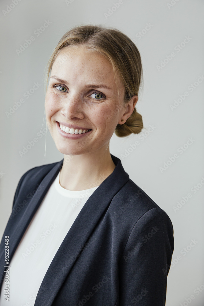 Portrait of smiling young businesswoman Portrait of smiling young businesswoman