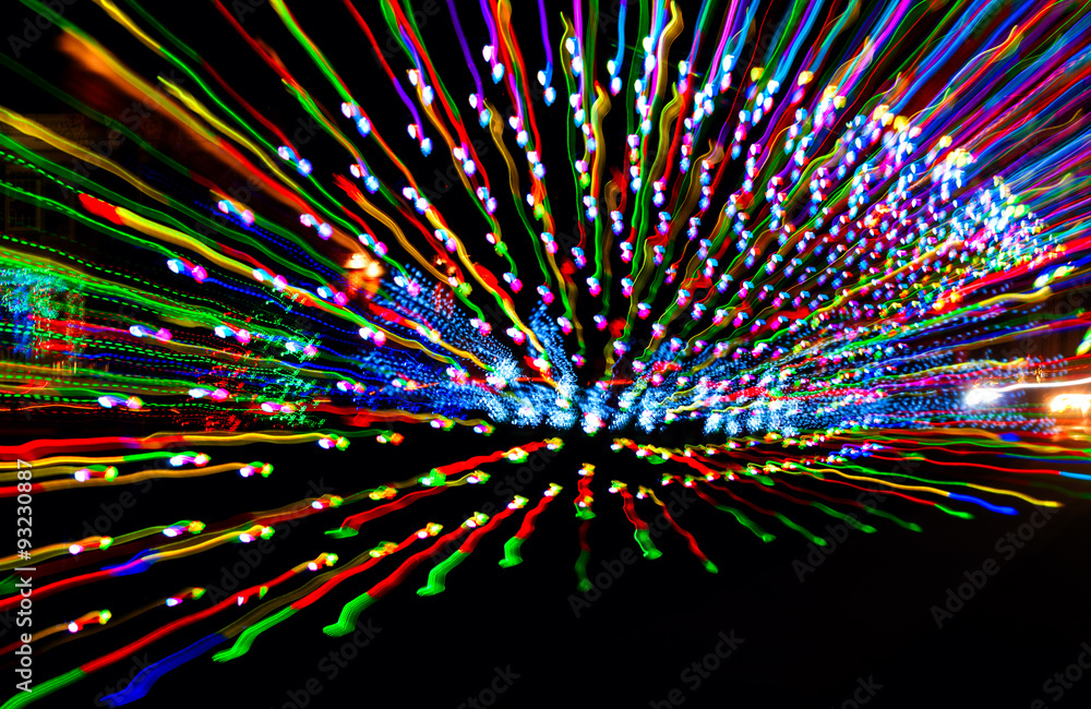Christmas light burst Christmas light burst