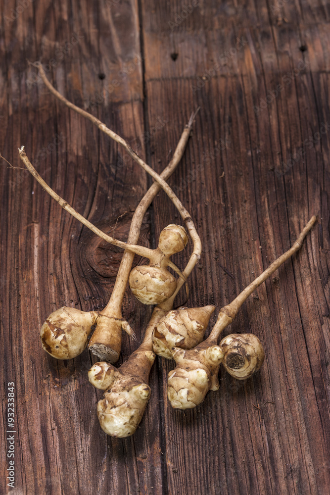 Jeruselum artichokes. Jeruselum artichokes.