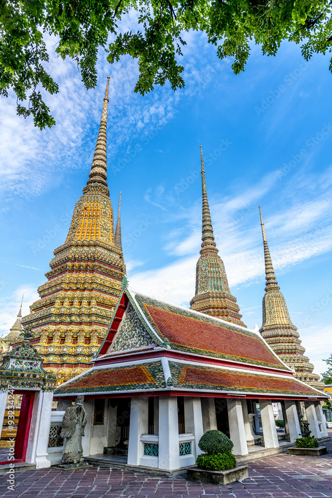 Fototapeta premium Wat pho is the beautiful temple in Bangkok, Thailand.