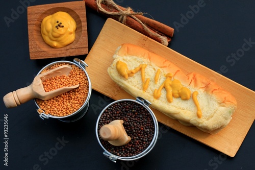 mustard seed with bread