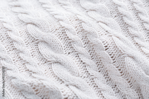 White knit cloth