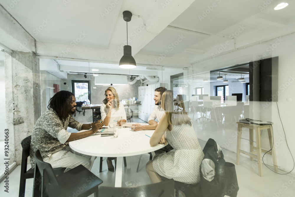 Young people in the office