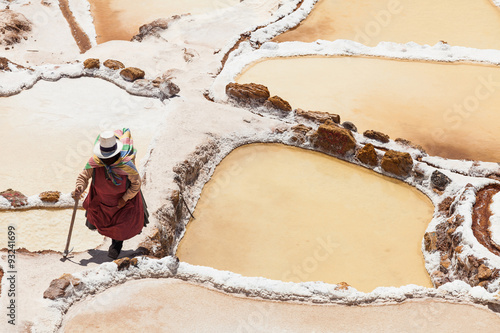 Old Woman In Salinas de Maras