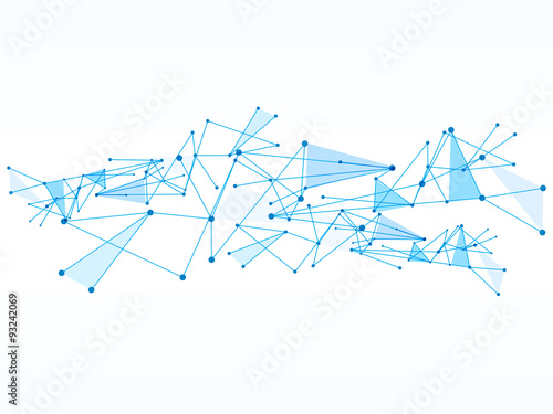 Vector design technology, Network,medical, business background.