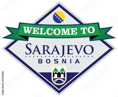 sarajevo bosnia sticker