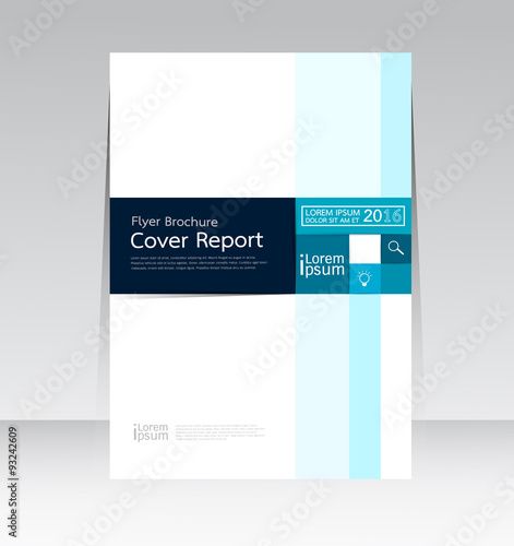 Vector design for Cover Report Brochure Flyer Poster in A4 size