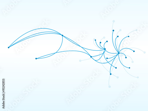 Vector design technology, Network,medical, business background.