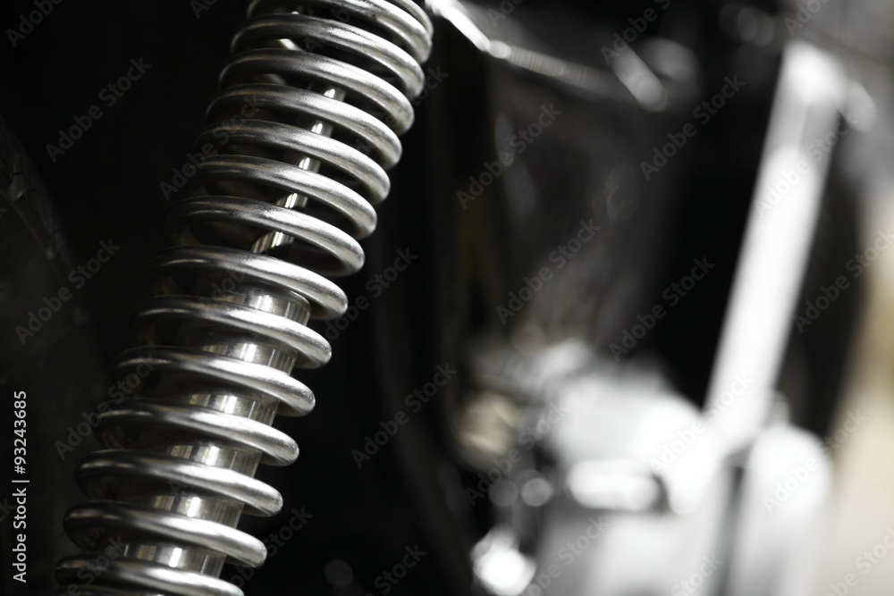 Naklejka premium Motorcycle suspension