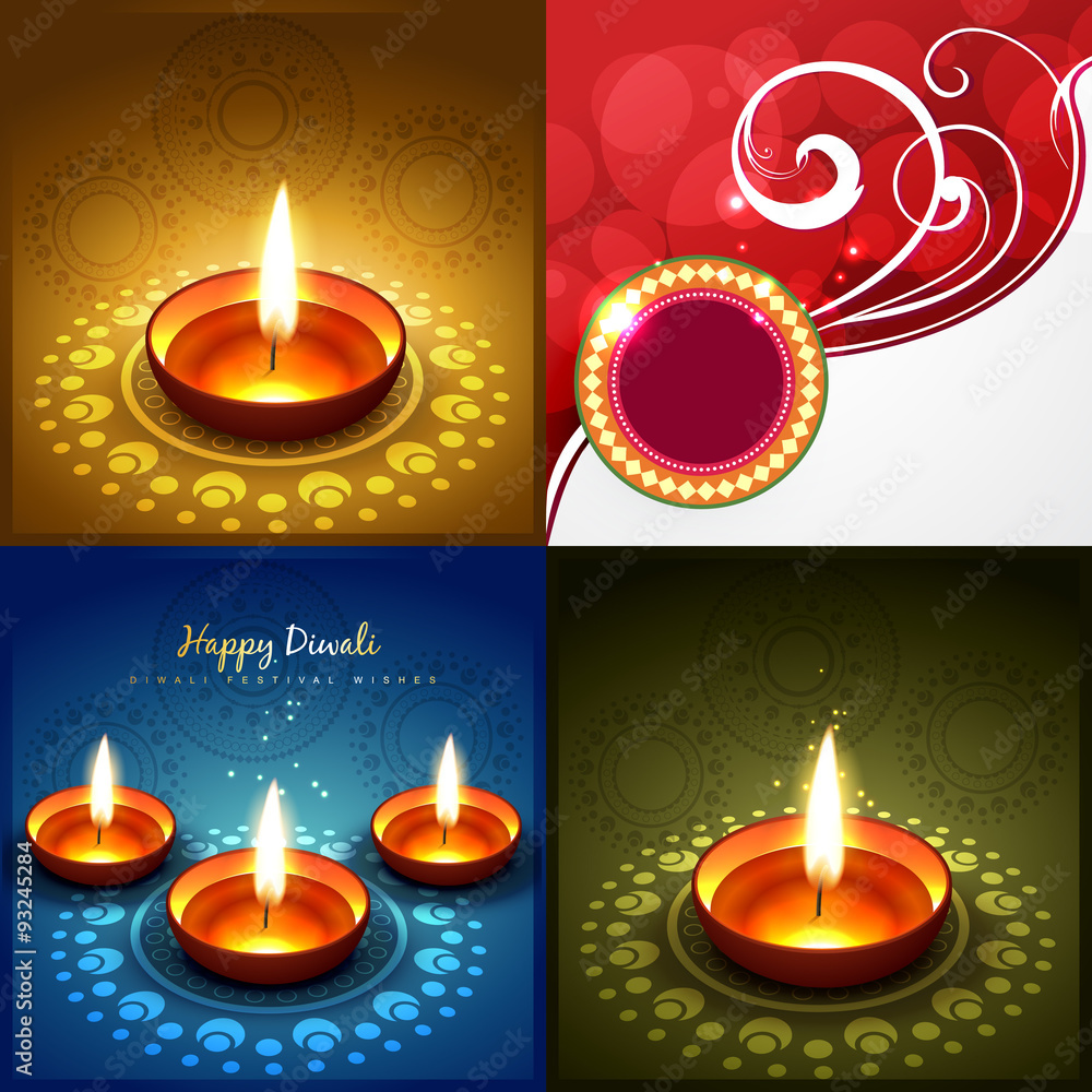 vector collection of diwali background illustration vector collection of diwali background illustration