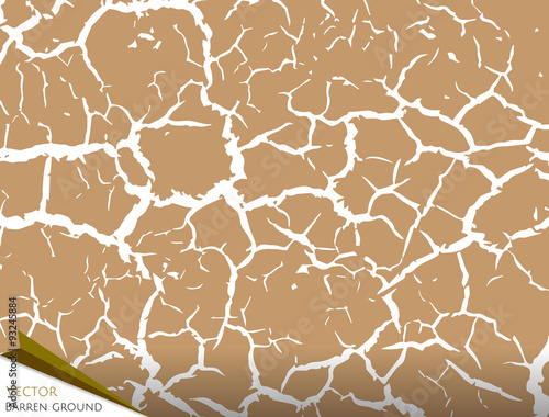 Barren ground suitable for background or texture