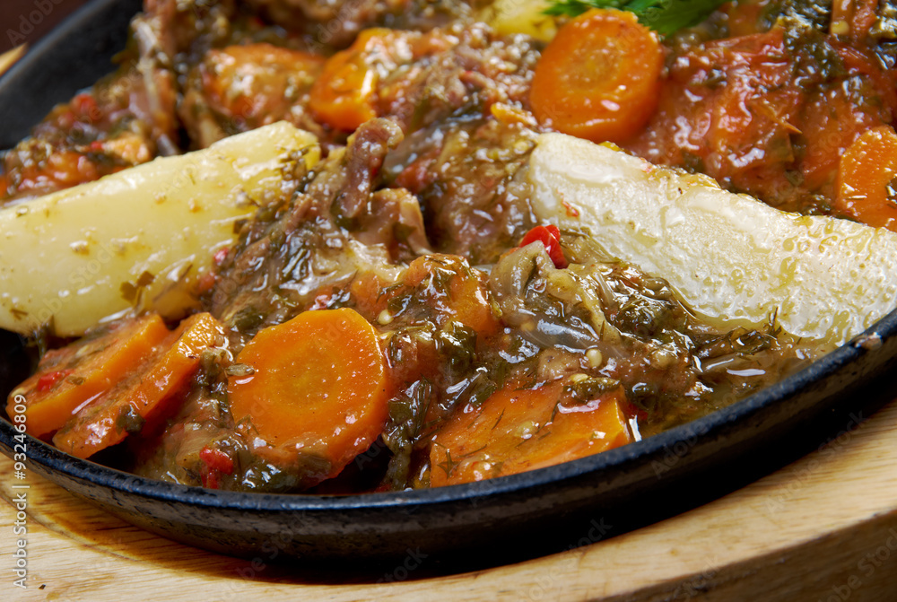 Armenian lamb stew Armenian lamb stew