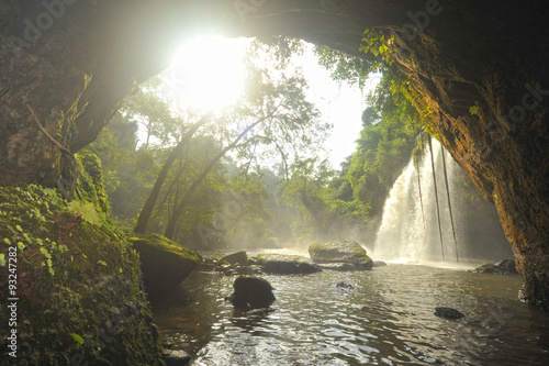 Cave on forest in Khao Yai National park,Thailand.